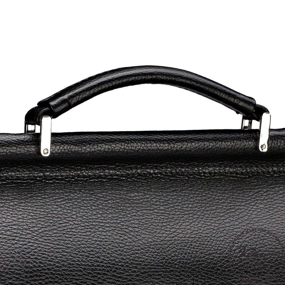 Кожаный портфель "Руби" (чёрный)